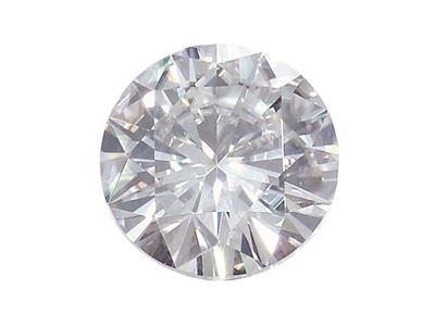 Moissanit, Rund, 5 mm, 0,41 ct, Diamantersatz 0,50 ct, Sehr Gute Qualität - Standard Bild - 1