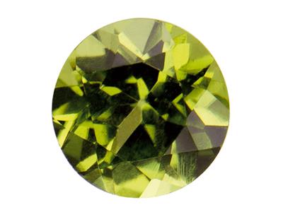 Peridot, Rund, 3 mm - Standard Bild - 1