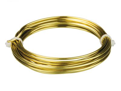 Messingdraht Mit Anlaufschutz 1,60 Mm, Artistic Wire Von Beadalon, 3,10 M Spule - Standard Bild - 2