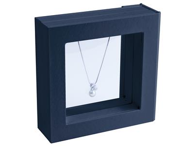 Schmuckdisplay, Mittelgroes Modell, Schwarzer Gummirahmen