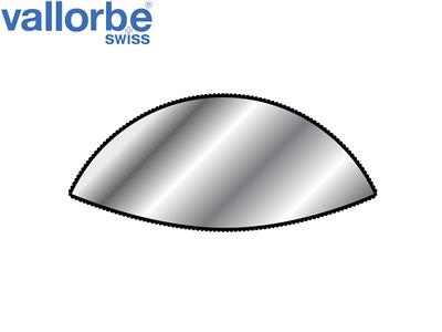 Raspel Salbeiblattnadel Nr. 2403, 160 MM G2, Vallorbe - Standard Bild - 2