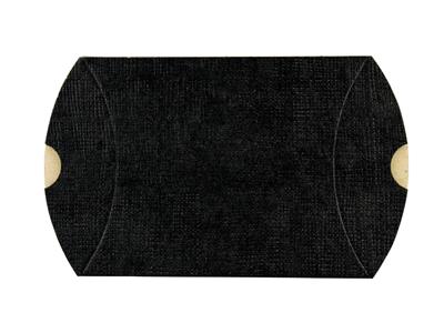 Flatpack-kissenschachteln, 10er-pack, Schwarz - Standard Bild - 2