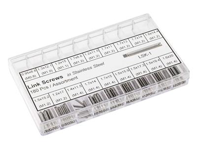 Watch Strap Link Screw Assortment Box 180 Pieces - Standard Bild - 1