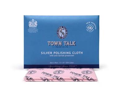 Imprägniertes Poliertuch Für Silber, 12,5 X 17,5 Cm, Town Talk - Standard Bild - 2