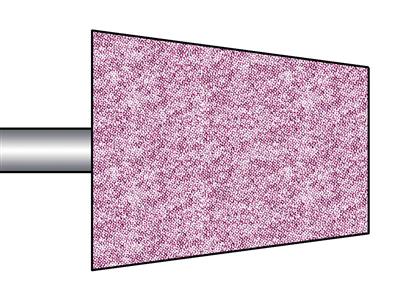 Keramikgebundenes Schleifmittel, Mittelkornig, Abmessungen 13 X 15 Mm, Nr. 749, Busch