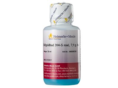 Stempelvergoldungsbad 204-s, Roségold, Heimerle Meule, 30 Ml