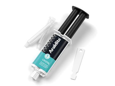Araldite Cristal Klebstoff, Härtet Aus In 5 Minuten, 24 Ml Spritze - Standard Bild - 2