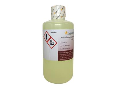 Gebrauchsfertiges Palladiumbad, 1 Liter 3  G Pd - Standard Bild - 2