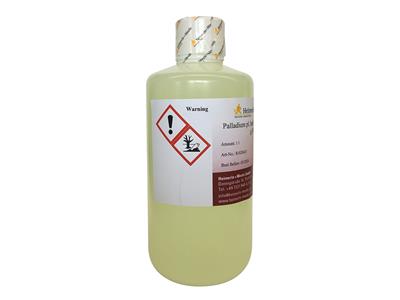 Gebrauchsfertiges Palladiumbad, 1 Liter 3  G Pd - Standard Bild - 3