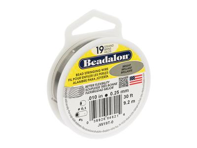 Stahldraht Mit Nylonmantel 0,25 Mm,9,20 M Spule, Beadalon - Standard Bild - 2