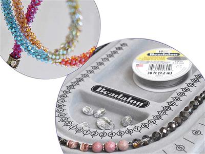 Stahldraht Mit Nylonmantel 0,25 Mm,9,20 M Spule, Beadalon - Standard Bild - 4