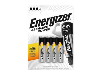 Alkaline-batterie Power Aaa Lr03, 4er-blisterpackung, Energizer - Standard Bild - 1