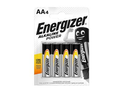 Alkaline-batterie Power Aa Lr6, Blisterpackung Mit 4 Batterien, Energizer - Standard Bild - 1