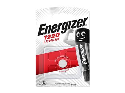 Knopfzelle Cr1220 Lithium, Blisterpackung Mit 1 Batterie, Energizer - Standard Bild - 1