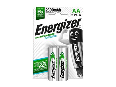 Wiederaufladbare Batterie Extreme Aa, Blisterpackung Mit 2 Batterien, Energizer - Standard Bild - 1
