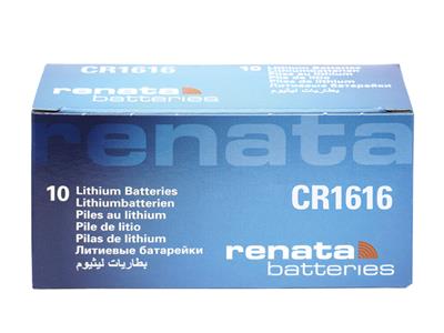 Knopfzelle Cr1616 Lithium 3v, 10er Pack, Renata - Standard Bild - 1