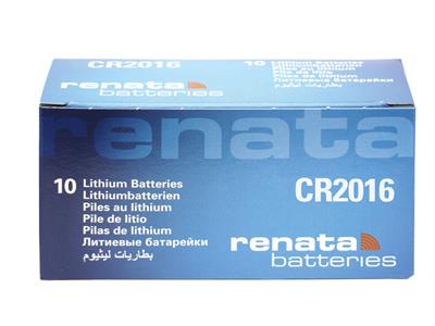 Knopfzelle Cr2016 Lithium 3v, 10er Pack, Renata - Standard Bild - 1