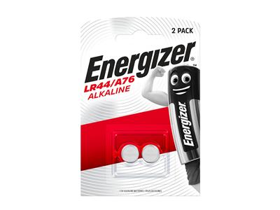 Knopfzelle Lr44 A76 Alkaline, Blisterpackung Mit 2 Batterien, Energizer