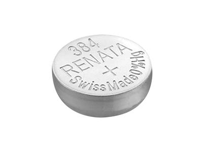 Knopfzelle 384 Silberoxid, 1,55v, 10er Pack, Renata - Standard Bild - 3