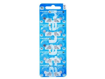 Knopfzelle 317 Silberoxid, 1,55v, 10er-blister Renata - Standard Bild - 1