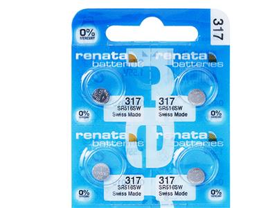 Knopfzelle 317 Silberoxid, 1,55v, 10er Pack Renata - Standard Bild - 2