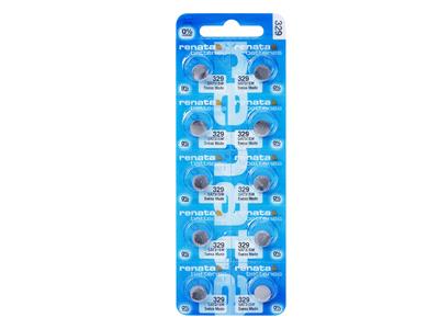 Knopfzelle 329 Silberoxid, 1,55v, 10er-blisterpackung, Renata - Standard Bild - 1