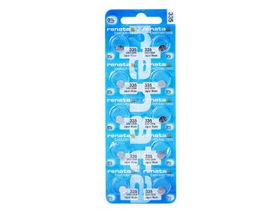 Knopfzelle 335 Silberoxid, 1,55v, 10er-blister, Renata - Standard Bild - 1