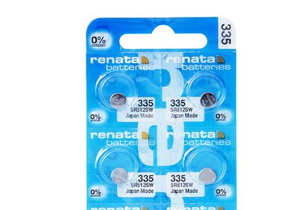 Knopfzelle 335 Silberoxid, 1,55v, 10er-blister, Renata - Standard Bild - 2
