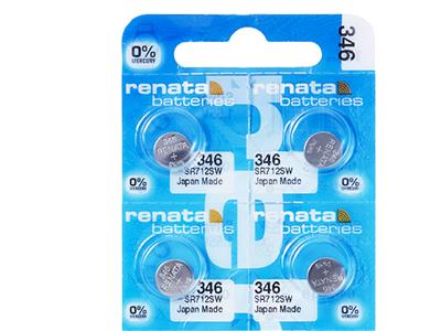 Knopfzelle 346 Silberoxid, 1,55v, Packung Mit 10, Renata - Standard Bild - 2