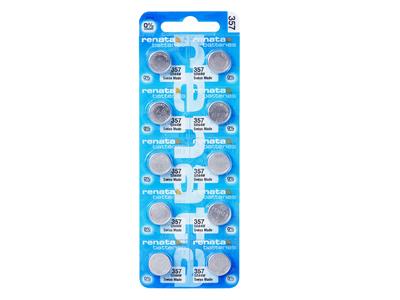 Knopfzelle 357 Silberoxid, 1,55v, 10er-blisterpackung, Renata - Standard Bild - 1