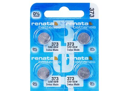 Knopfzelle 373 Silberoxid, 1,55v, Packung Mit 10, Renata - Standard Bild - 2