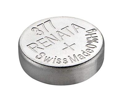 Knopfzelle 377 Silberoxid, 1,55v, Blister Von 10, Renata - Standard Bild - 3