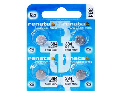 Knopfzelle 384 Silberoxid, 1,55v, 10er-blisterpackung, Renata - Standard Bild - 2