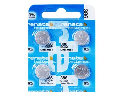 Knopfzelle 386 Silberoxid, 1,55v, 10er-blister, Renata - Standard Bild - 2