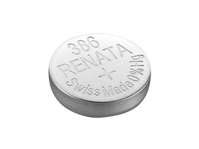 Knopfzelle 386 Silberoxid, 1,55v, 10er-blister, Renata - Standard Bild - 3
