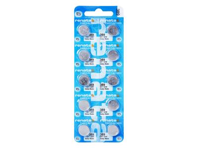 Knopfzelle 389 Silberoxid, 1,55v, 10er-blister, Renata - Standard Bild - 1