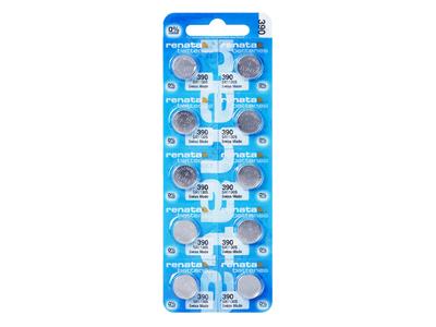 Knopfzelle 390 Silberoxid, 1,55v, Packung Mit 10, Renata - Standard Bild - 1