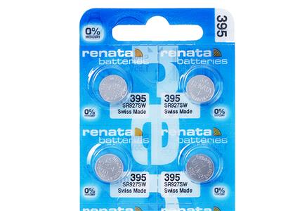 Knopfzelle 395 Silberoxid, 1,55v, 10er-pack, Renata - Standard Bild - 2