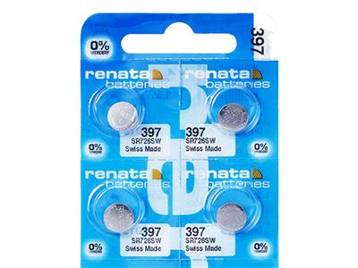 Knopfzelle 397 Silberoxid, 1,55v, 10er-pack, Renata - Standard Bild - 2