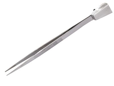 Pinzette Mit Schaufel, Vernickelt, 160mm, Joliot - Standard Bild - 2