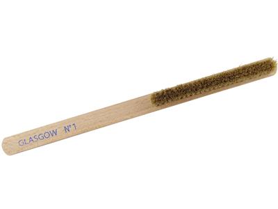 Handbürste Aus Weißer Seide, Rau - Standard Bild - 2