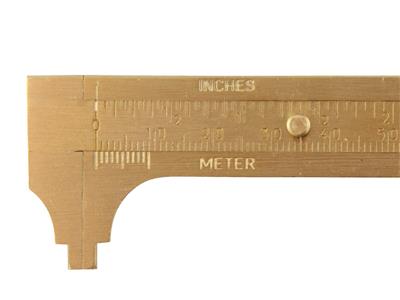 Messschieber Aus Messing, 8 Cm - Standard Bild - 4