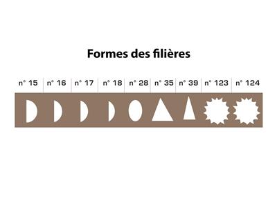 Formspinndüse 30 Locher Nr. 15, 1/2 Strang Von 2,00 Bis 6,00 Mm, Joliot - Standard Bild - 2