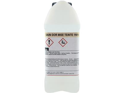 Vorvergolden/abtönen-lösung, Hellgelbgold 1n, 1 Liter - Standard Bild - 2