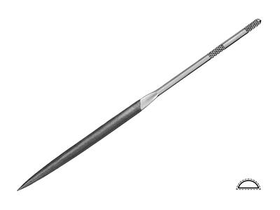 Halbrunde Nadel-feile Nr. 2402, 140mm G0, Vallorbe - Standard Bild - 1