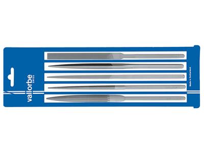 Satz Von 5 Habilis-feilen, 210 MM G1,vallorbe - Standard Bild - 1