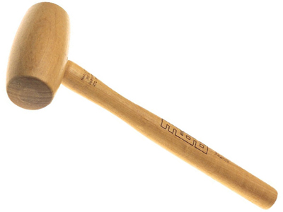 Ayous-holzschlägel, Tonnenform, 50 MM - Standard Bild - 2