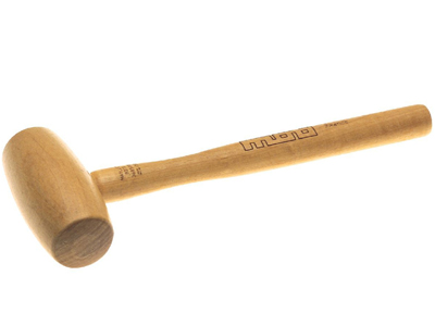 Ayous-holzschlägel, Tonnenform, 50 MM - Standard Bild - 3