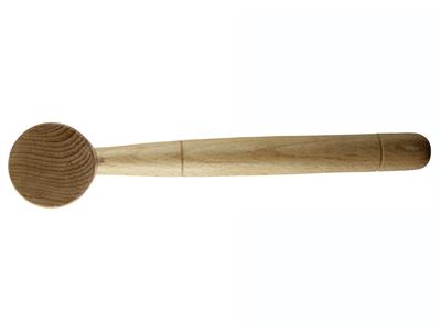 Gummihammer Aus Buche 50 Mm, Tonnenform - Standard Bild - 2