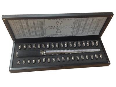 Triboulet- Und Ringgrößenmesser-set, 36 Ringgrößen Von 41 Bis 76 - Standard Bild - 3